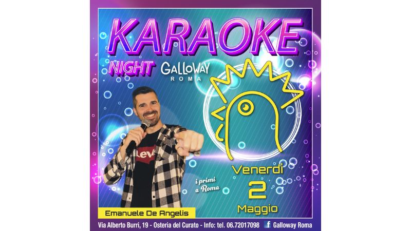 Eventi Maggio Galloway Roma